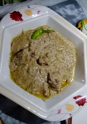 A picture of Mutton white qorma.