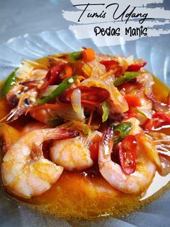 Foto resep Tumis Udang Pedas Manis