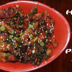 A picture of Crispy Honey Chilli Potato.