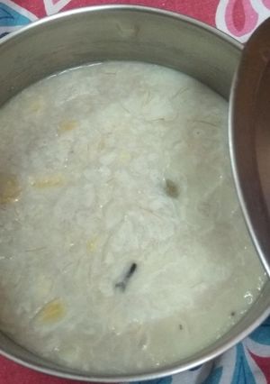 A picture of Sewai cooked in coconut milk.