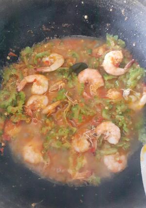 Foto resep Sambalado udang dan pare anti pahit