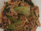 Oseng salmon pakcoy