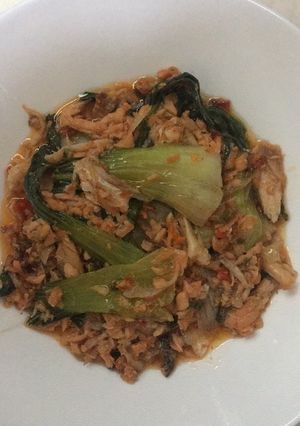 Foto resep Oseng salmon pakcoy