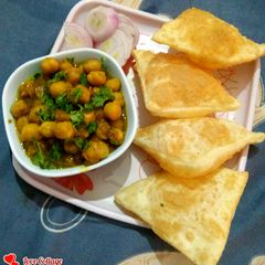 Spicy chole A picture of Spicy chole.