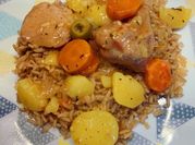 Une photo de riz frit