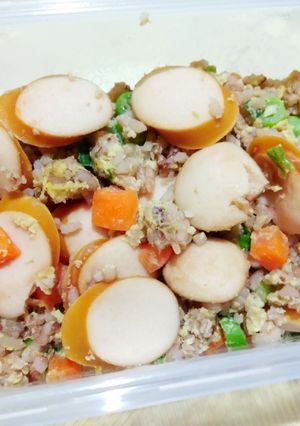 รูปของ ข้าวผัดไส้กรอก (ไมโครเวฟ)