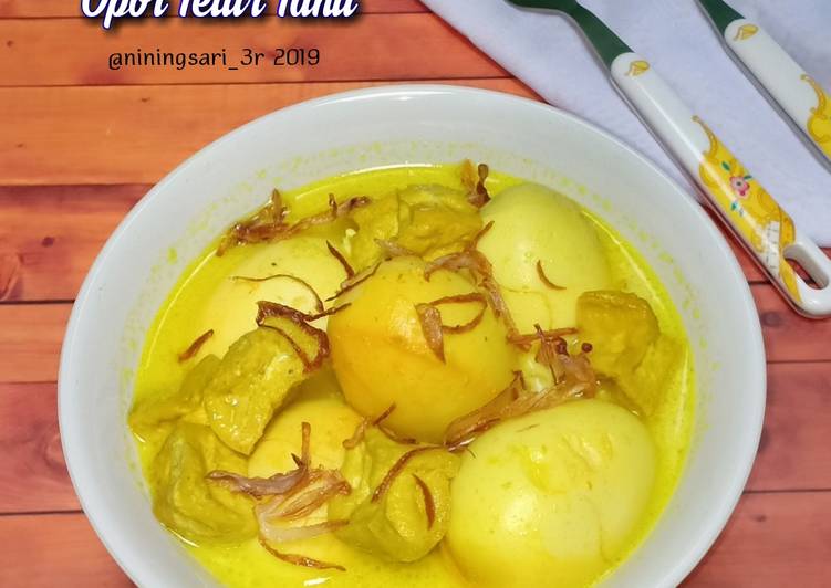 Opor Telur Tahu