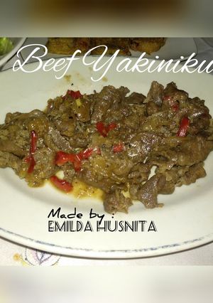 Foto resep Beef Yakiniku