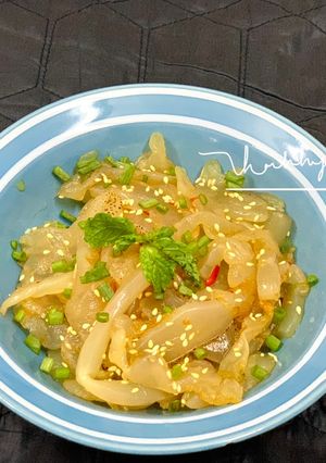 Hình của món Gỏi Sứa Lạnh Kiểu Hoa.