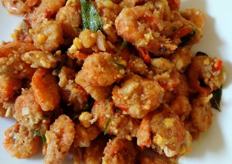 Resep: Udang Saos Telur Asin Endess yang Renyah