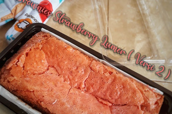 Bagaimana Menyiapkan Brownies Strawberry Lumer (Versi 2) Kekinian