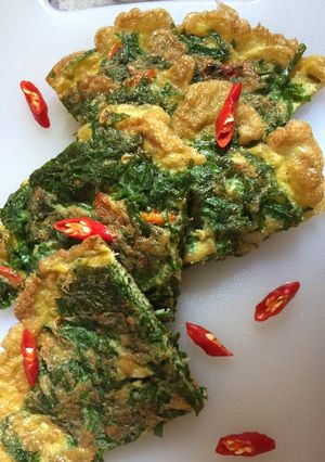 Foto resep Dadar Daun Melinjo