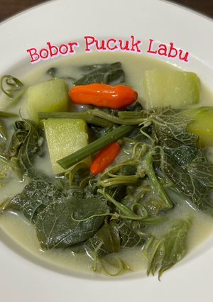 Foto resep Bobor Pucuk Labu