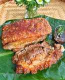 Heo Quay Da Giòn Lá Mắc Mật