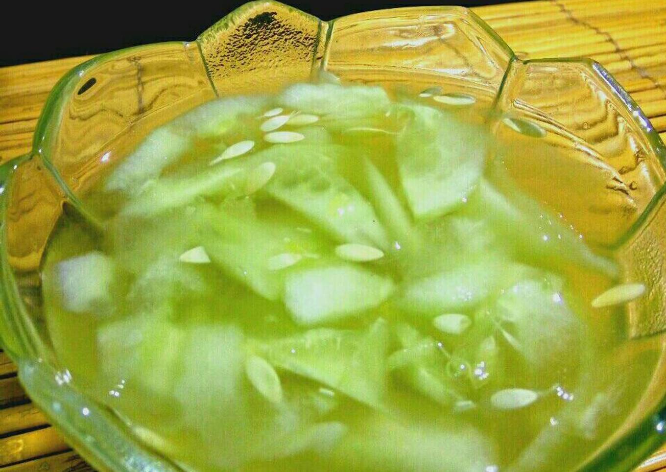 [Minuman Buka Puasa] Es Jeruk Mentimun