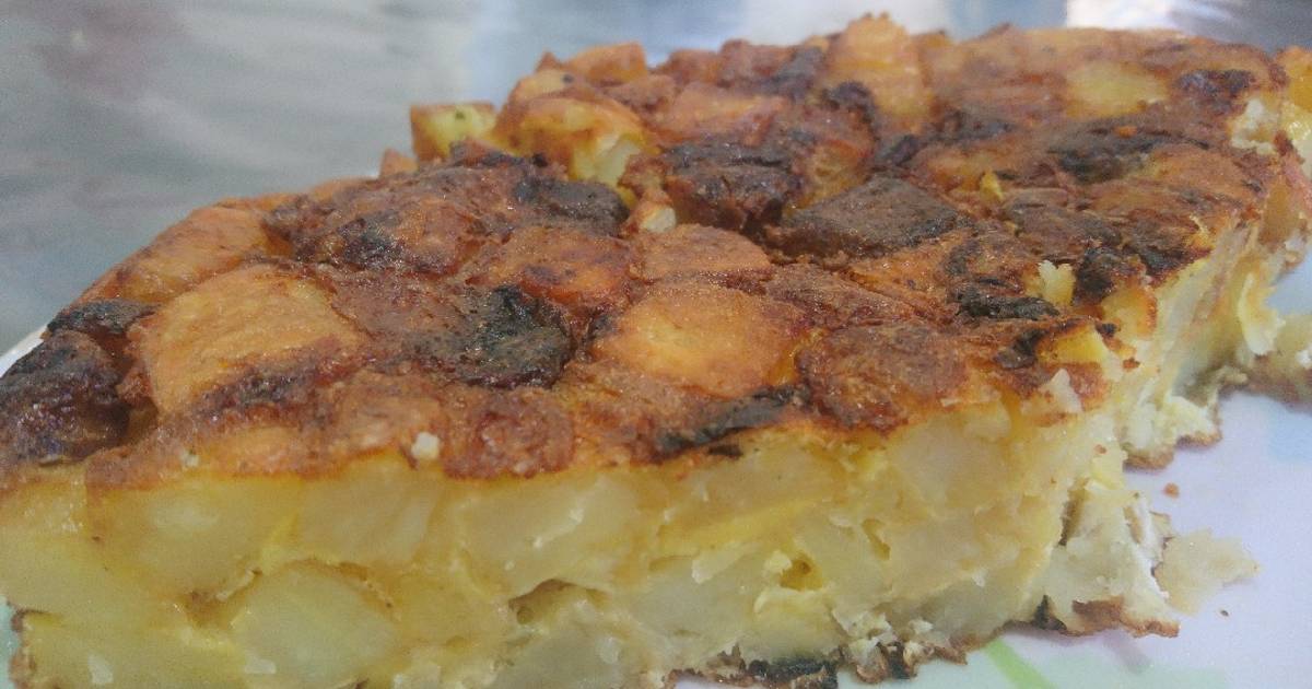 Tortilla de papas fritas Receta de Yael Cookpad