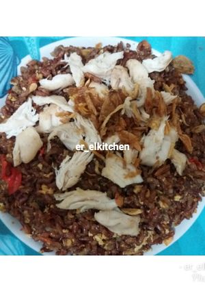 Foto resep 58. Nasi goreng beras merah