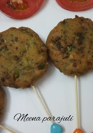 A picture of Peas and rice lollipop.