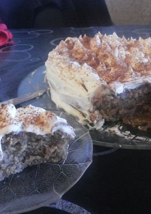 Una foto de Torta de chocolate sin huevo