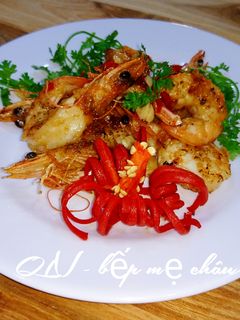 Hình của món Tôm chiên nước mắm.