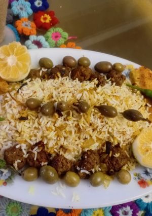 عکسی از دستور پیاز پلو اردبیلی