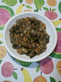 Una foto de Potaje frío de verduras con chía