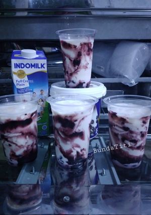 Foto resep 610.Es Boba Blueberry