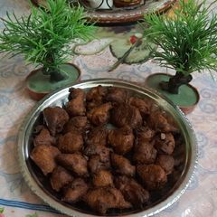 A picture of Nagpur Vidharbha special pumpkin sweet pakoda (kohdyache bonde).
