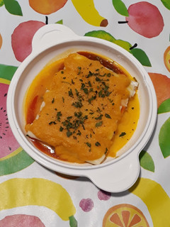 Una foto de Canelones fríos de surimi y queso