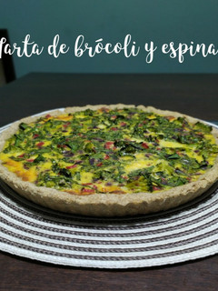 Una foto de Tarta de brócoli y espinaca