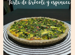 Una foto de Tarta de brócoli y espinaca
