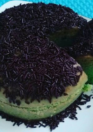 Foto resep Bolu pandan kukus 6 SDM anti gagal