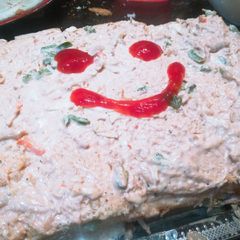 A picture of Eid special chicken cake 🎂.