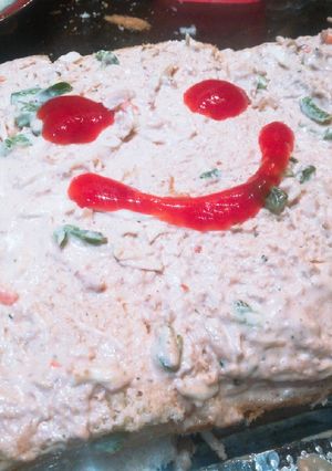 A picture of Eid special chicken cake 🎂.