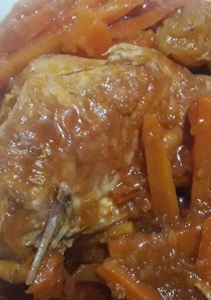 عکسی از دستور خورش هویج و آلو