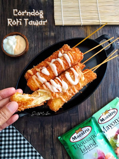 Foto resep Corndog Roti Tawar