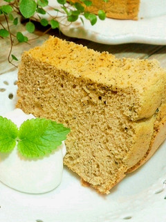 紅茶戚風蛋糕 的食譜成品照片