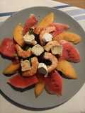 Salade fraîche sucrée salée