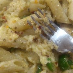 A picture of Veggie pasta.