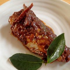 A picture of Mackerel Cooked with Miso.
