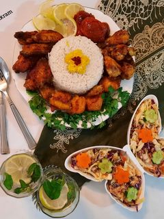 عکسی از دستور بال و کتف سرخ شده