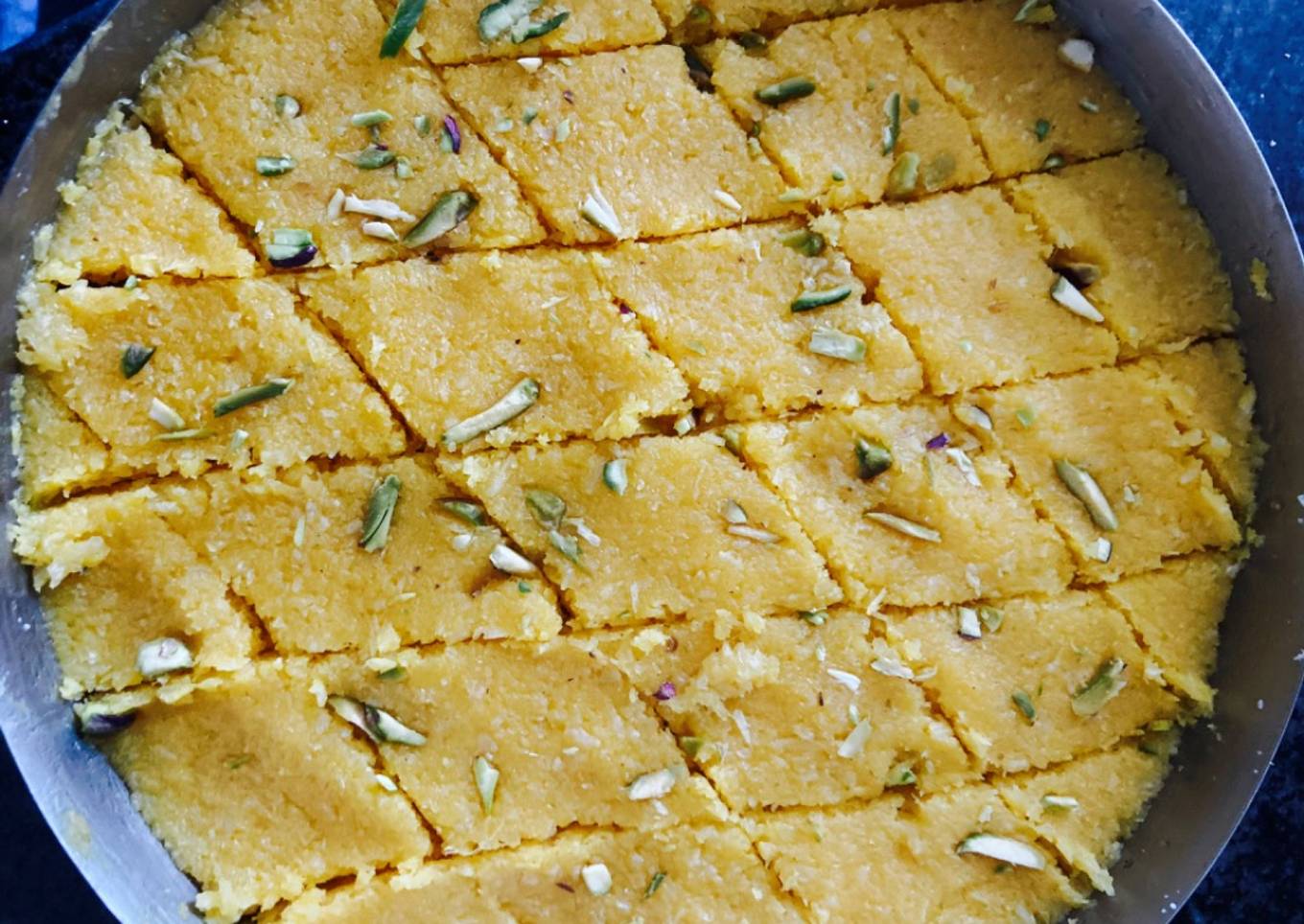 Mango Coconut Burfi