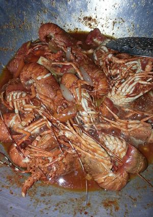 Foto resep Baby lobster saus padang
