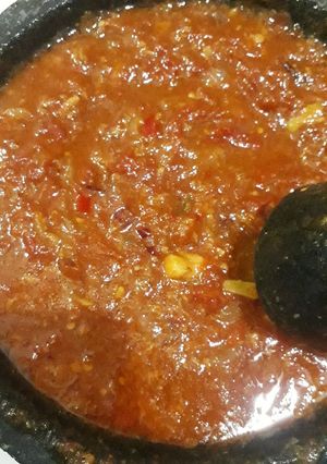 Foto resep Sambel Penyet ala Mama Dia