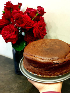 Una foto de Tarta-mousse de chocolate y naranja