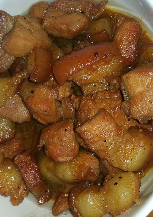 Hình của món Thịt kho tàu.