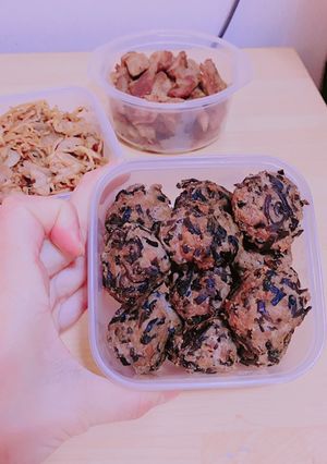 Hình của món Thịt viên mộc nhĩ.