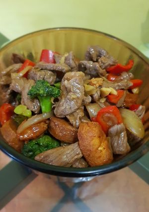Foto resep Daging oseng paprika