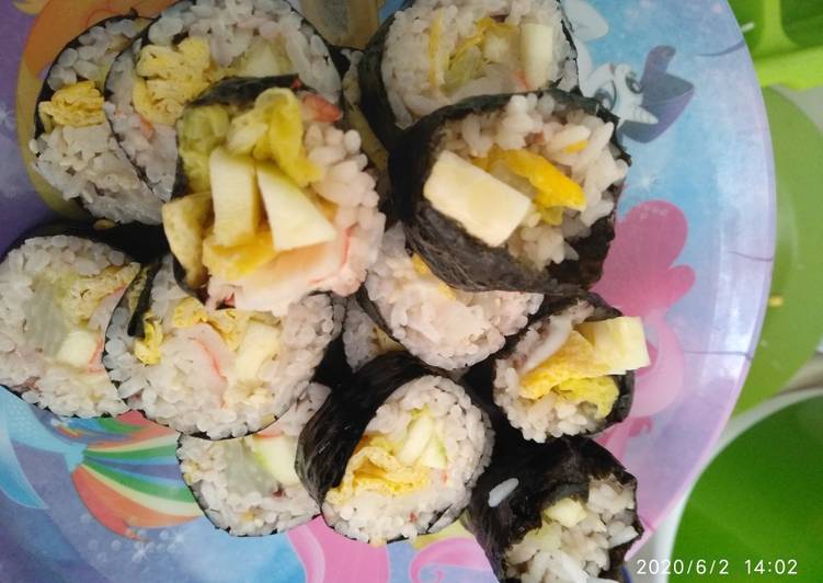 Sushi crab stik homemade