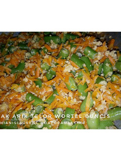 Foto resep Orak arik telur wortel buncis